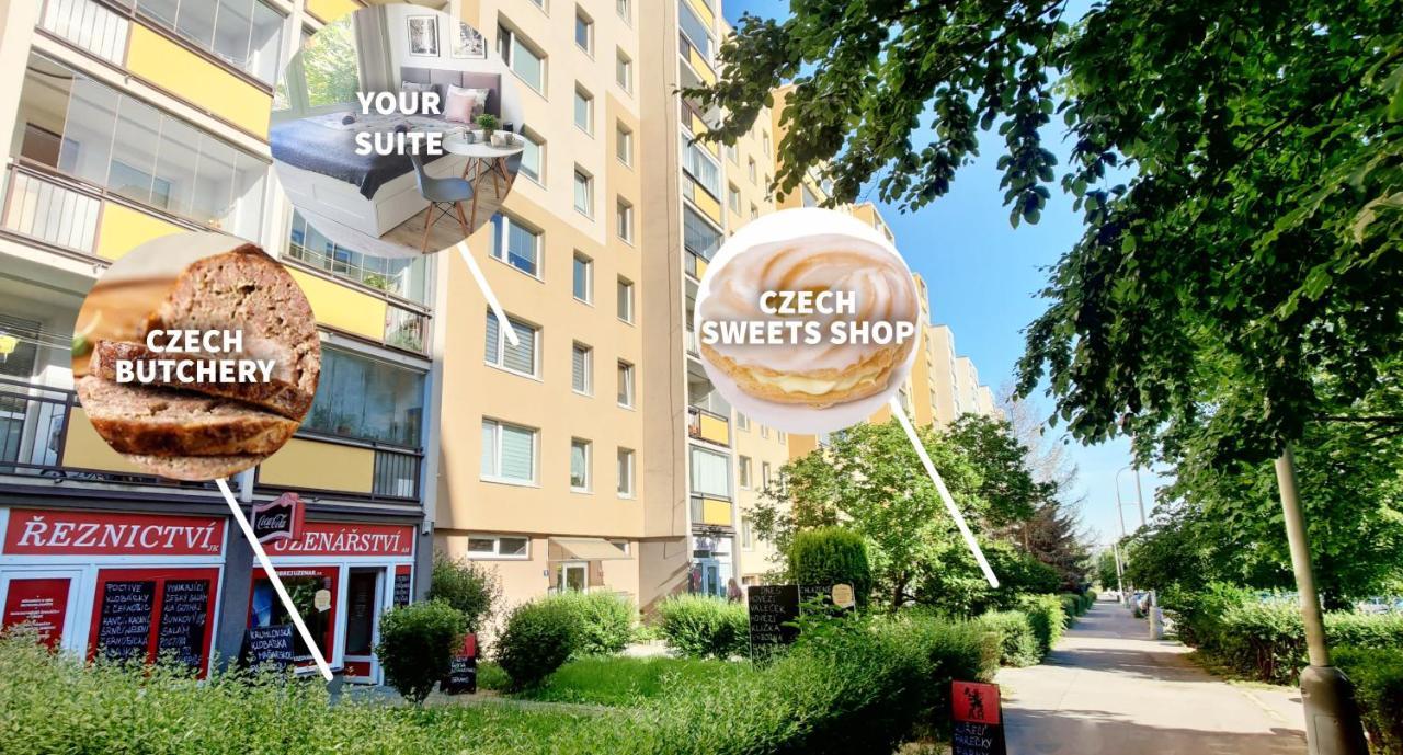 King Size Sunny Home 19 Minutes To Center Prag Exterior foto